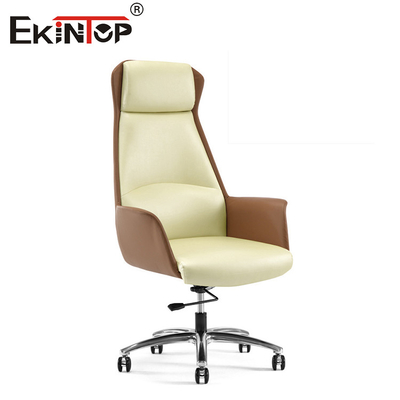 High Back PU Leder Bürostuhl Moderner Stil Design Ergonomischer Schreibstuhl