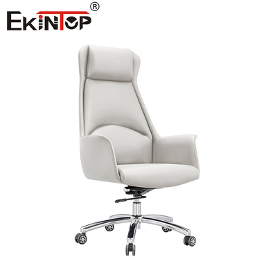 Hochwertiger Bürostuhl aus PU-Leder mit Liegestuhl, ergonomisch schwenkbarer Schreibstuhl