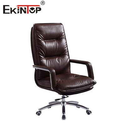 Moderne Hochrücken PU Drehstühle Boss Ledersitze Führungstühle Breakroom Stühle
