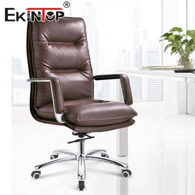 Fabrikpreis Braun Executive Office Chair Drehleder Computerstuhl Qualität Bürostühle