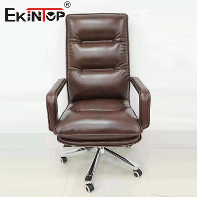 Fabrikpreis Braun Executive Office Chair Drehleder Computerstuhl Qualität Bürostühle