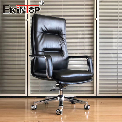 Klassischer Stil Komfort Leder Bürostuhl Ergonomie Geschäftsstuhl Qualität Bürostühle