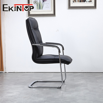 Moderne ergonomische Führungskräfteleder schwarze Leder Bürostuhl Qualität Bürostühle