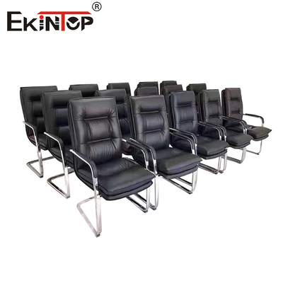 Moderne ergonomische Führungskräfteleder schwarze Leder Bürostuhl Qualität Bürostühle