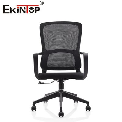 Hersteller Komfortable Mittlere Rücken ergonomische Computerstuhl verstellbarer Stoff Bürostuhl
