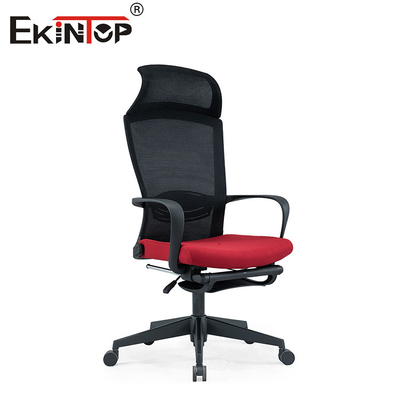 Maschenrotation Ergonomischer Computer Drehbüro-Stuhl mit Rädern Robuste Nylon-Basis
