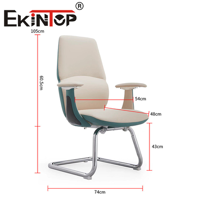 Komfortable Büromöbel Bürostuhl Ergonomischer Führungssessel Lederklubstühle
