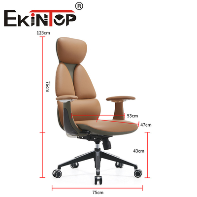 Büromöbel Leader PU Manager Stuhl Drehbarer Ergonomischer Bürostuhl Lederklubstühle