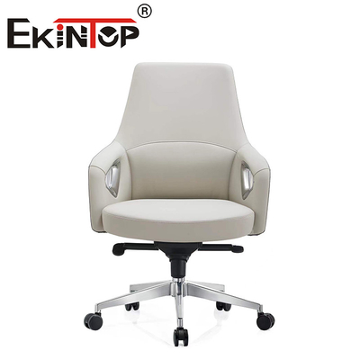 Führungskräfte ergonomisch schwenkbar moderner Manager Bürostuhl Leder Clubstühle