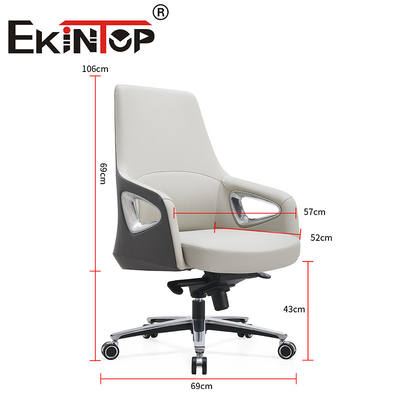 Führungskräfte ergonomisch schwenkbar moderner Manager Bürostuhl Leder Clubstühle