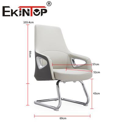 Modernes Design Pu Leder Weiß Büro Executive Chair Leder Club Stühle