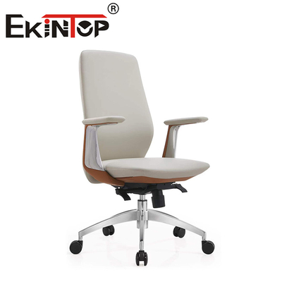 Führungskräfte-Bürostuhl modernes Lederdesign Ergonomische Lederclubstühle