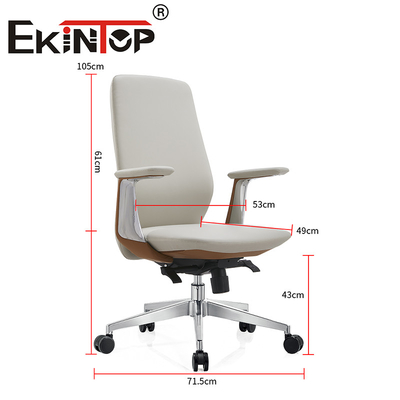 Führungskräfte-Bürostuhl modernes Lederdesign Ergonomische Lederclubstühle