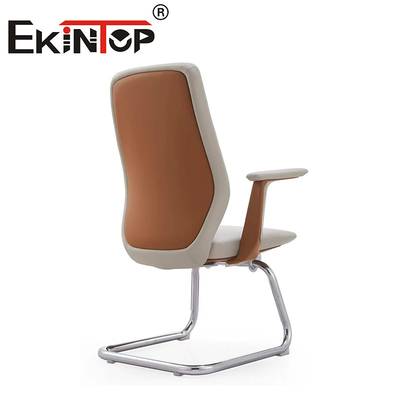 Büromöbel ergonomischer Bürokomputerstuhl PU Armlehne Leder Clubstühle