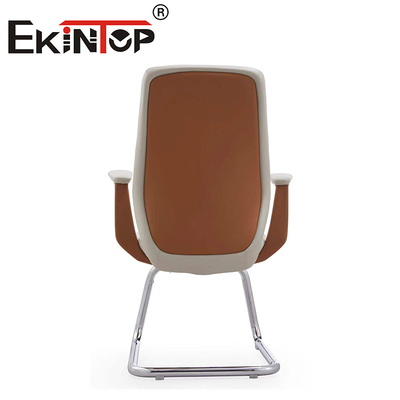 Büromöbel ergonomischer Bürokomputerstuhl PU Armlehne Leder Clubstühle