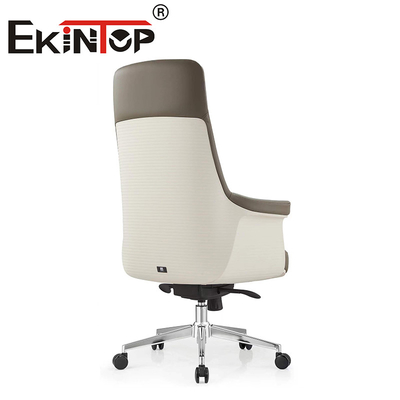 Moderne Führungskräfte Bürostühle Boss Ergonomische Schwenkbare Schwerlastveganische Ledersessel