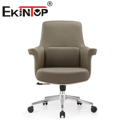 Ergonomische Rücken- und Rückenmitte Computer-PU-Leder-Exekutivstuhl