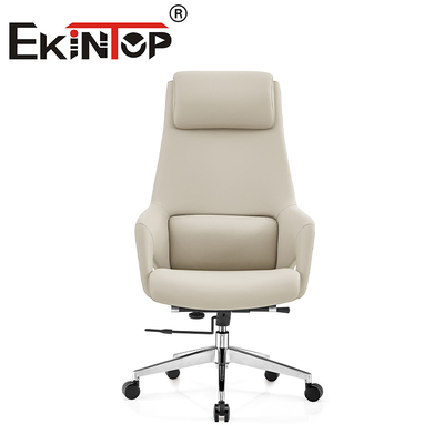 Hochrücken Ergonomischer Executive Boss Chair Multifunktionaler moderner Vegan Lederstuhl