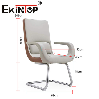 China Lieferant Ergonomie Schwarzes Leder Führungsoffice Stuhl Rindfleisch Bürostuhl
