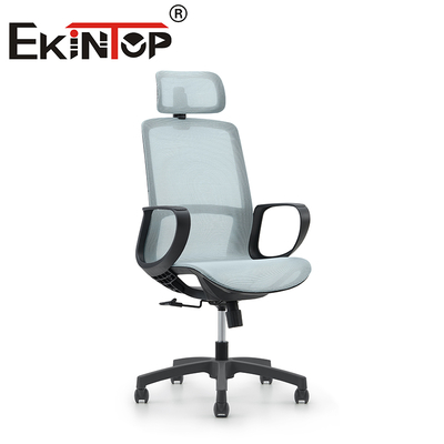 Ergonomischer Stuhl, vollflächiges Netzgewebe, verstellbare Kopfstütze, drehbar, moderner Bürostuhl, Netzrückenlehne