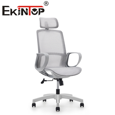 Weißer Bürostuhl Moderner Hochlehner Bürostuhl Ergonomischer Luxus-Mesh-Rückenlehnenstuhl