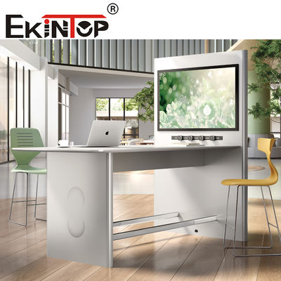 EKintop Aluminium Ausziehbarer Rechteckiger Konferenztisch für Freizeit- und Verhandlungsgespräche