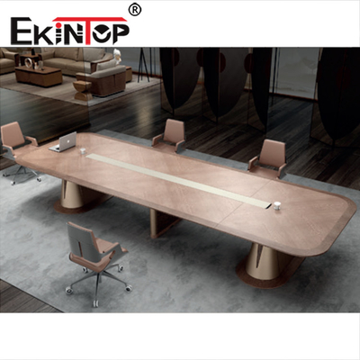Hölzerner Handelskonferenztisch für Büro-Raum 4800×1600×750mm