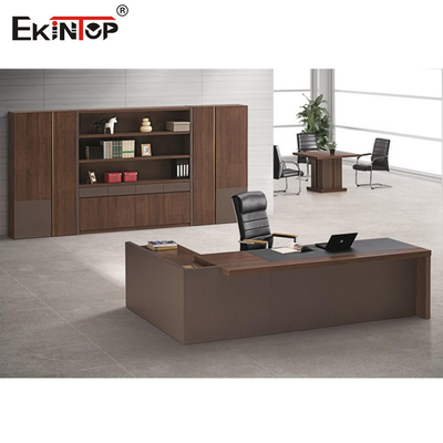 Luxus-MDF-Schreibtisch-Tabelle für Oberfläche CEOs Director Veneer Painting