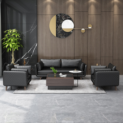 Nordisches modernes Büro-Sofa Convertible Extendable Modular Lambswool-Material