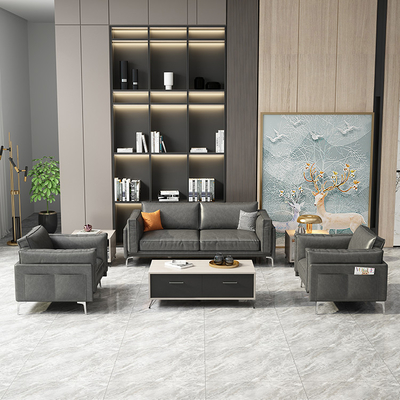 Modernes bequemes modernes Sofa For Office Reception Fabric materielles Soem