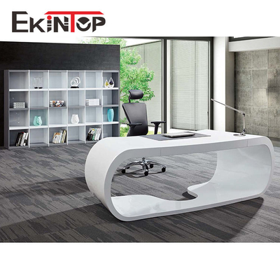 Moderne Exekutivcomputer-Tabelle, Büro-Möbel-Schreibtisch 2400x2055x750mm