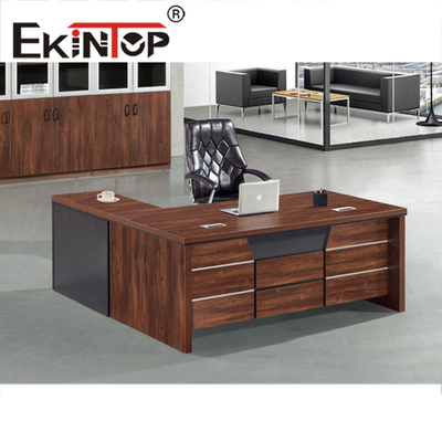 Halbrunder Büro-Schreibtisch-Möbel Europäischer 100% MDF-Executive-Büro-Schreibtisch