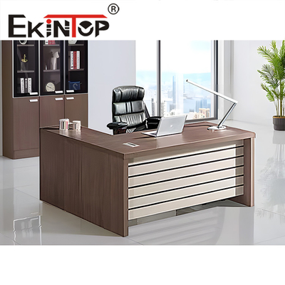 Großer moderner Luxus-Büro-Schreibtisch-Möbel-MFC-CEO-Tisch für Chef-Büro