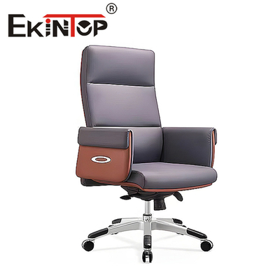 Ergonomisches Exekutivlederstuhl PU-Material-Rotieren justierbar