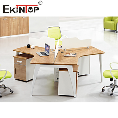 Modularer Kubikbüro-Arbeitsplatz-Schreibtisch-Vierpersonenarbeitsplatz für Büro