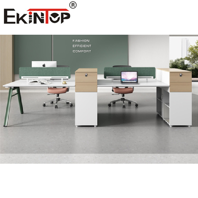 Weißer grüner modularer Büro-Arbeitsplatz für Handelsmöbel