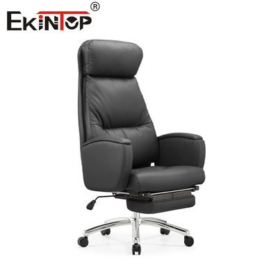 Personalisierter Bürostuhl Ergonomischer PU-Lederstuhl