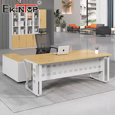 Walnut Sturdy Holz Schreibtisch Manager Schreibtisch Designer Schreibtisch für Office
