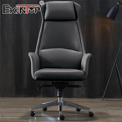 Moderne Führungskräfte-Lederstühle Ergonomische Geschäftsbürostühle