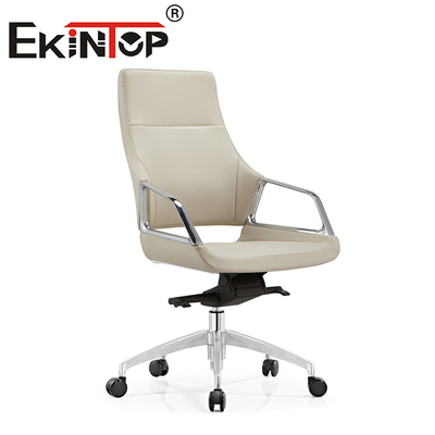 Executive Modern Design Leder Bürostuhl Set Ergonomischer Vegan Lederstuhl