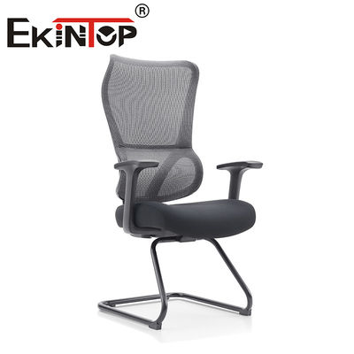Großhandel Mittlerer Rücken Besucherstuhl Computer Executive Ergonomischer Stuhl Mesh Rückenstuhl