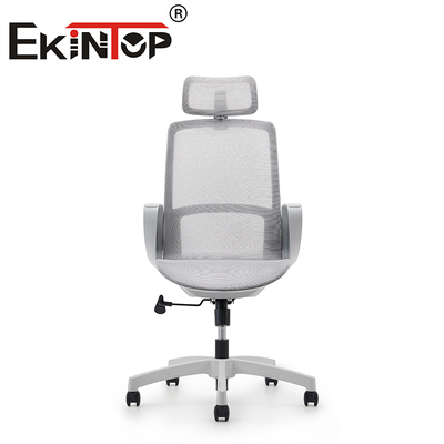 Fabrikdirekter moderner ergonomischer Drehstuhl mit hoher Rückenlehne, Chefsessel, Netzrücken