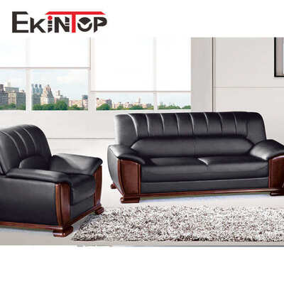 Ekintop Luxus-Executive-Sofa-Set aus echtem Leder, preisgünstig für Wohnzimmermöbel
